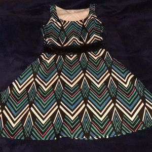 Multi colored sleeveless dress